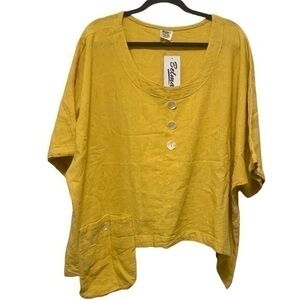 Unique‎ Top for Women Yellow Size Free